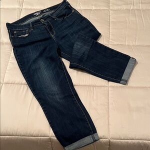 Levi's Women's Deep Indigo modern slim cuff